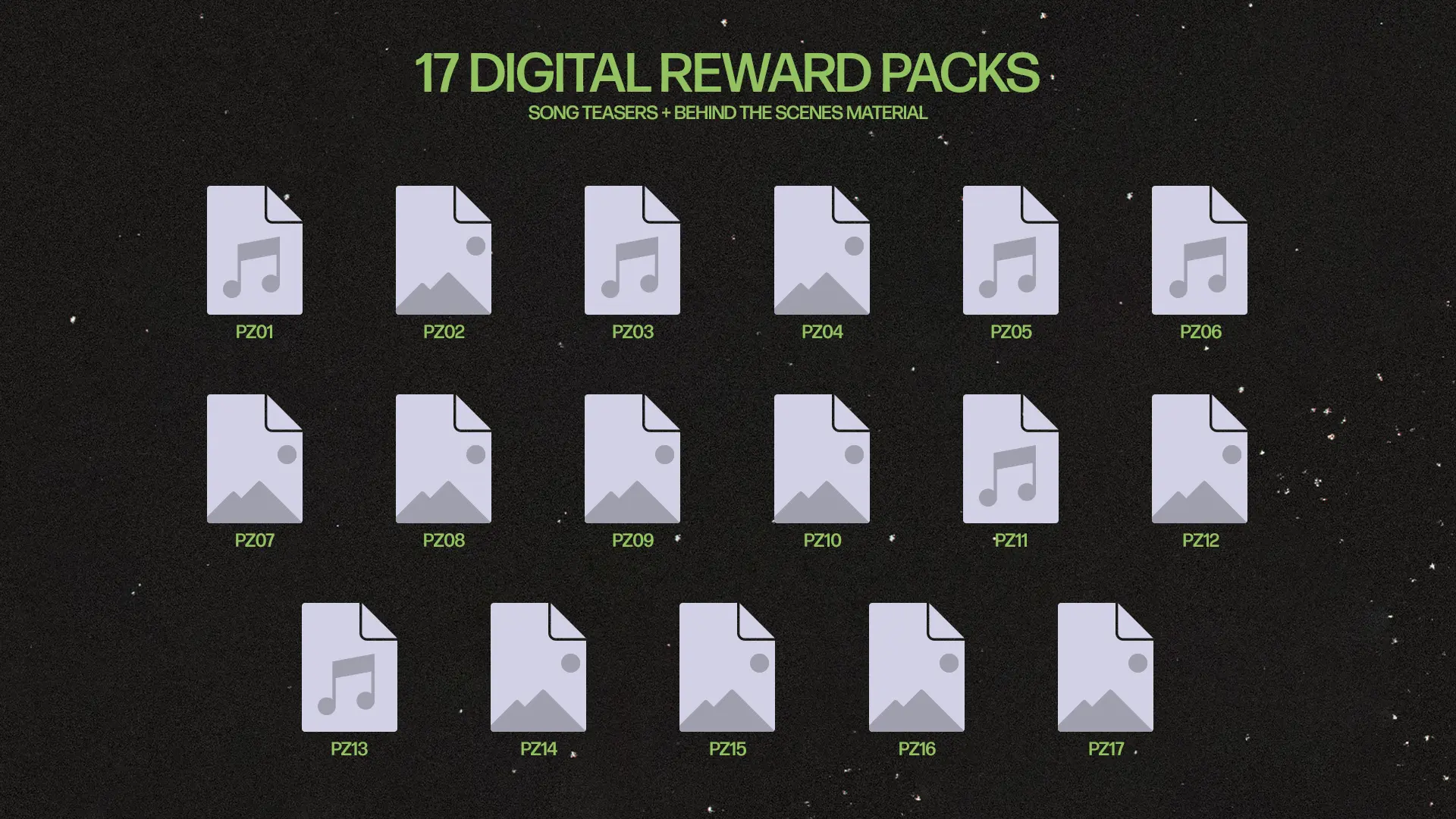 the timeline and collection of all reward packs as part of the campaign